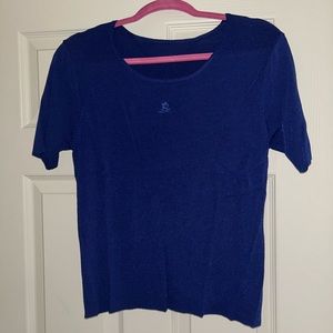 Royal blue tee